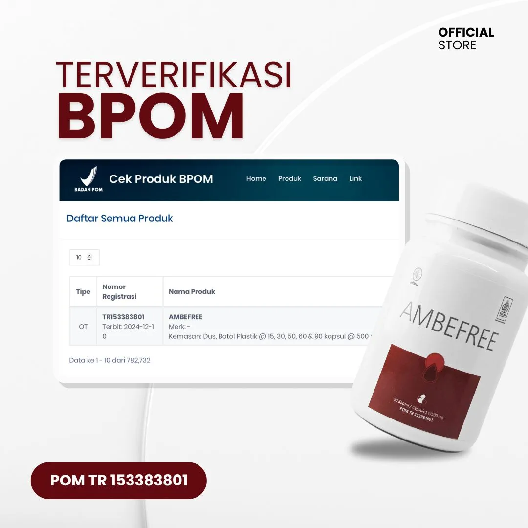 BPOM obat ambeien ambefree